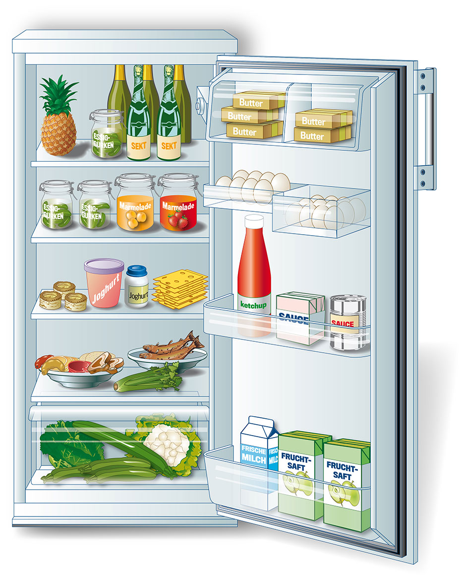 Kühlschrank richtig beladen