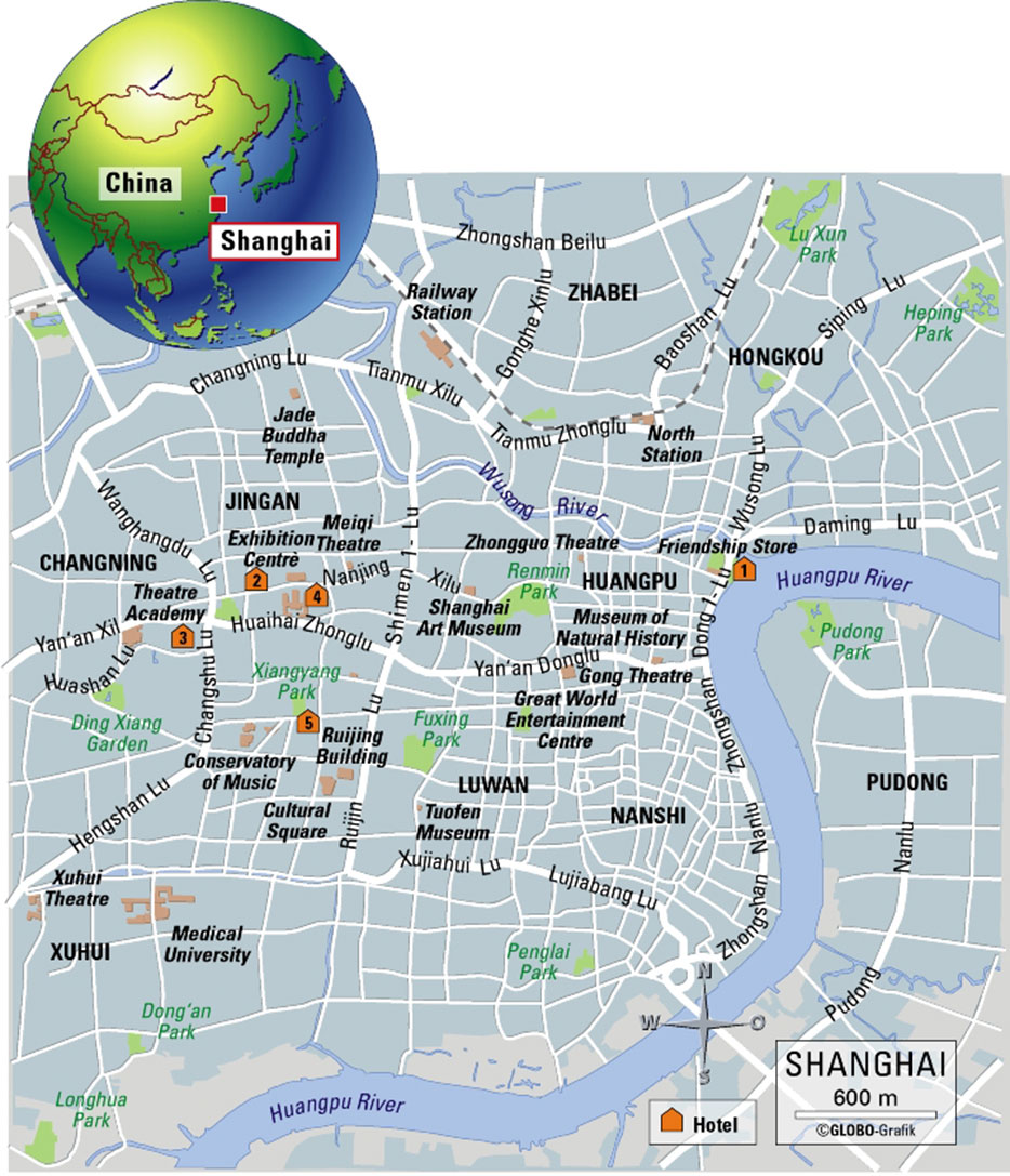 Shanghai Stadtkarte